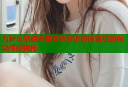 为什么禁漫天堂突然无法访问背后的真实原因揭秘