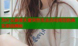 为什么禁漫天堂突然无法访问背后的真实原因揭秘